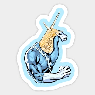 Quicksilver Quick Snail Marvel Comics Art Sticker